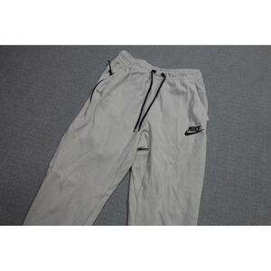 Nike Tech Fleece Sweatpants Mens Medium Gray Joggers Elastic Waist Pockets